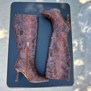 Sam Edelman Womans Davin Brown Boots